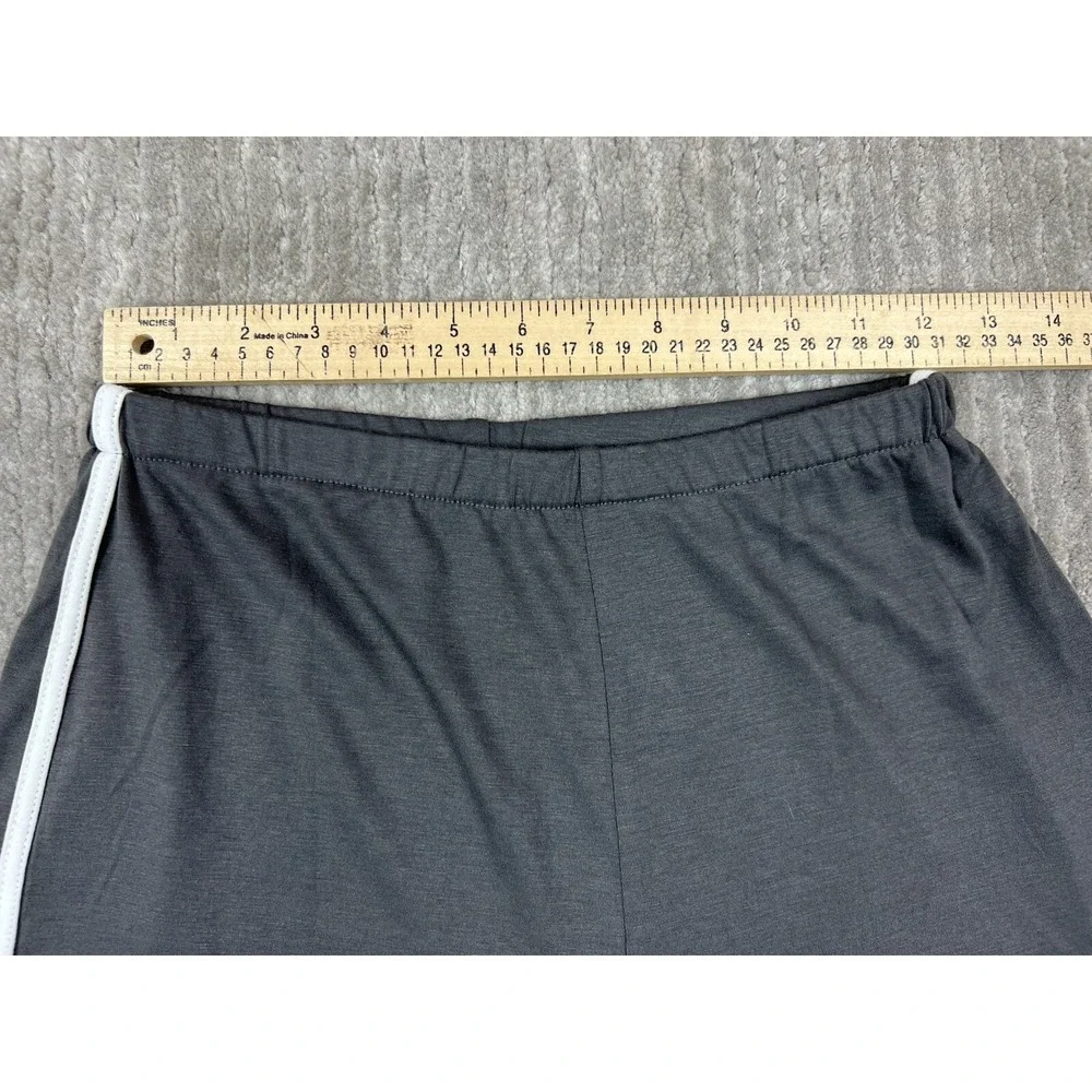 Romwe‎ Womens Shorts Small Gray Elastic Waist Athletic Activewear